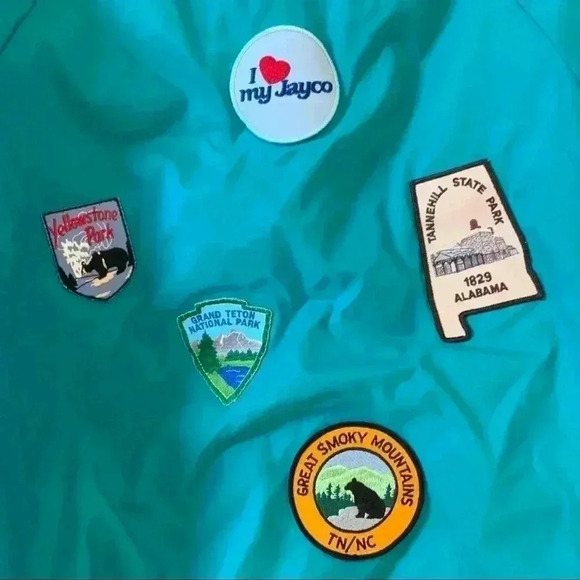 Vintage State Park Camping Windbreaker Size L - Picture 3 of 6